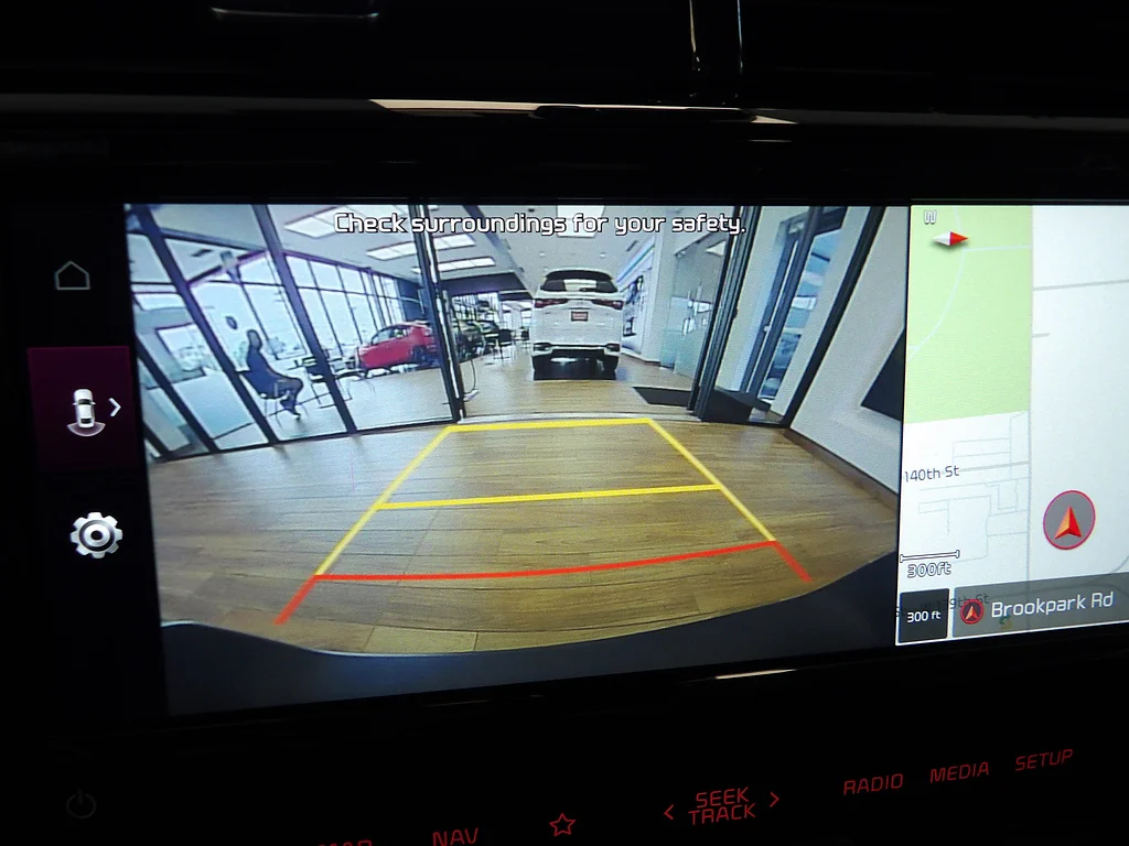 Used 2022 Neptune Blue/Cherry Black Kia X-Line image 36