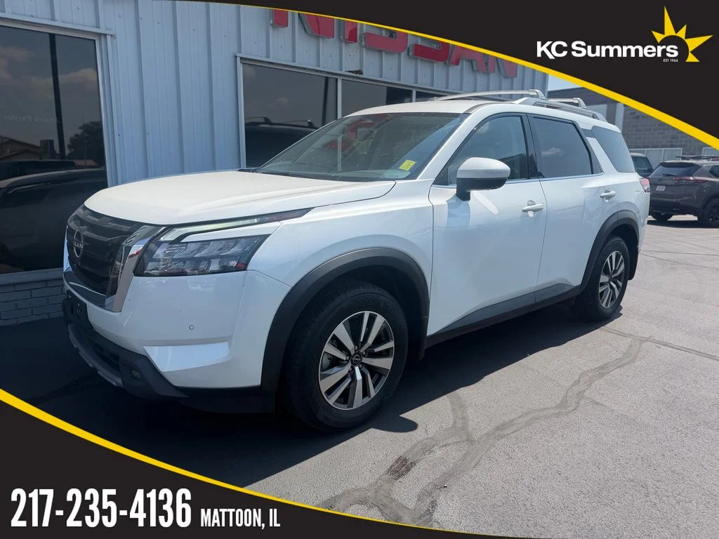 Certified Used 2025 White Pearl Nissan SL image 1