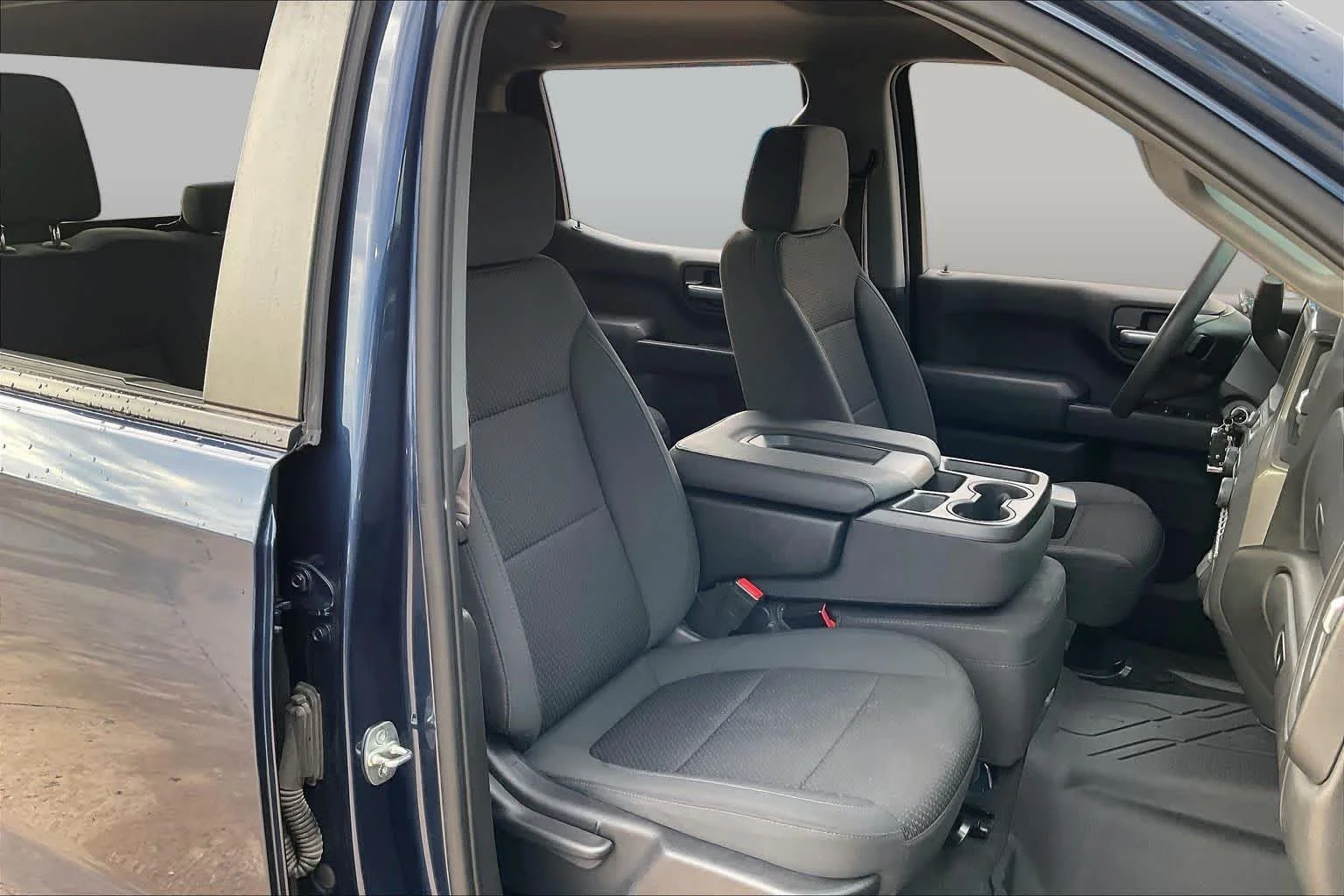 Used 2021 Northsky Blue Metallic Chevrolet Custom Trail Boss image 8