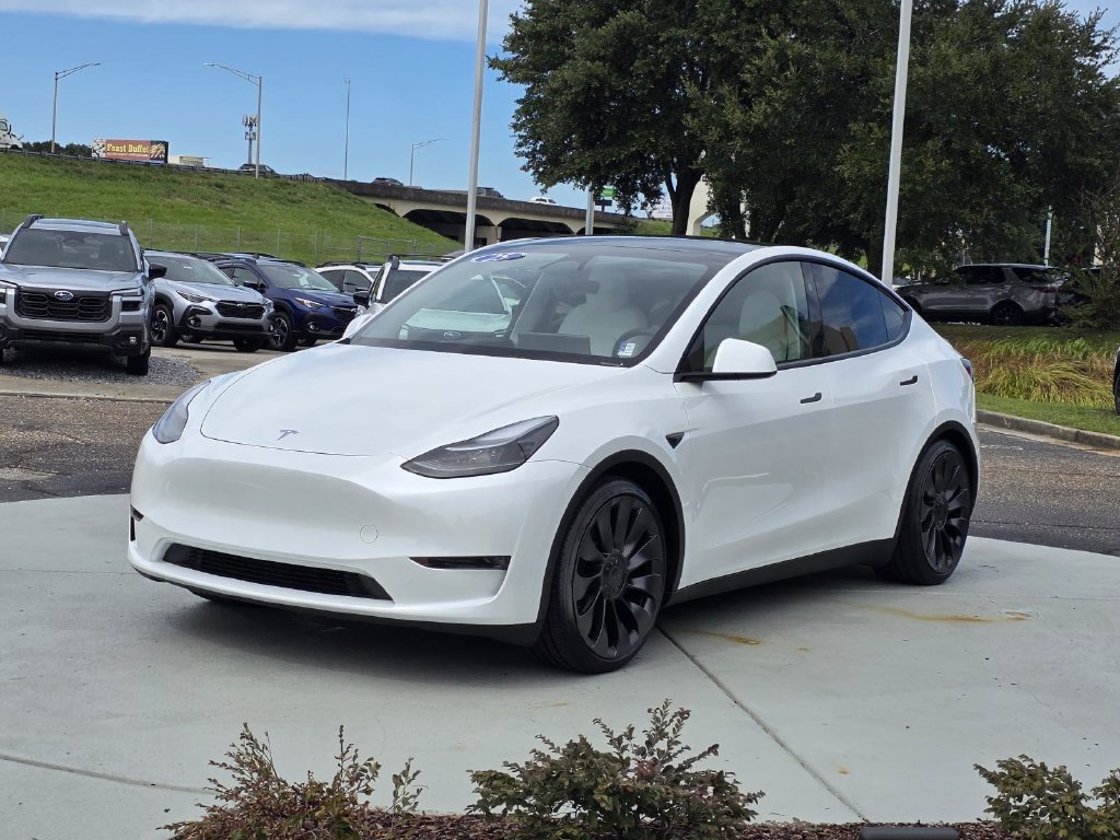 Used 2025 White Tesla Performance image 7