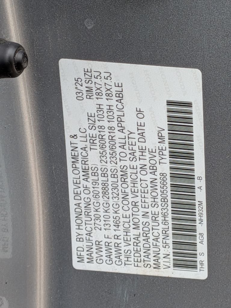 Used 2025 Silver Honda EX-L image 37