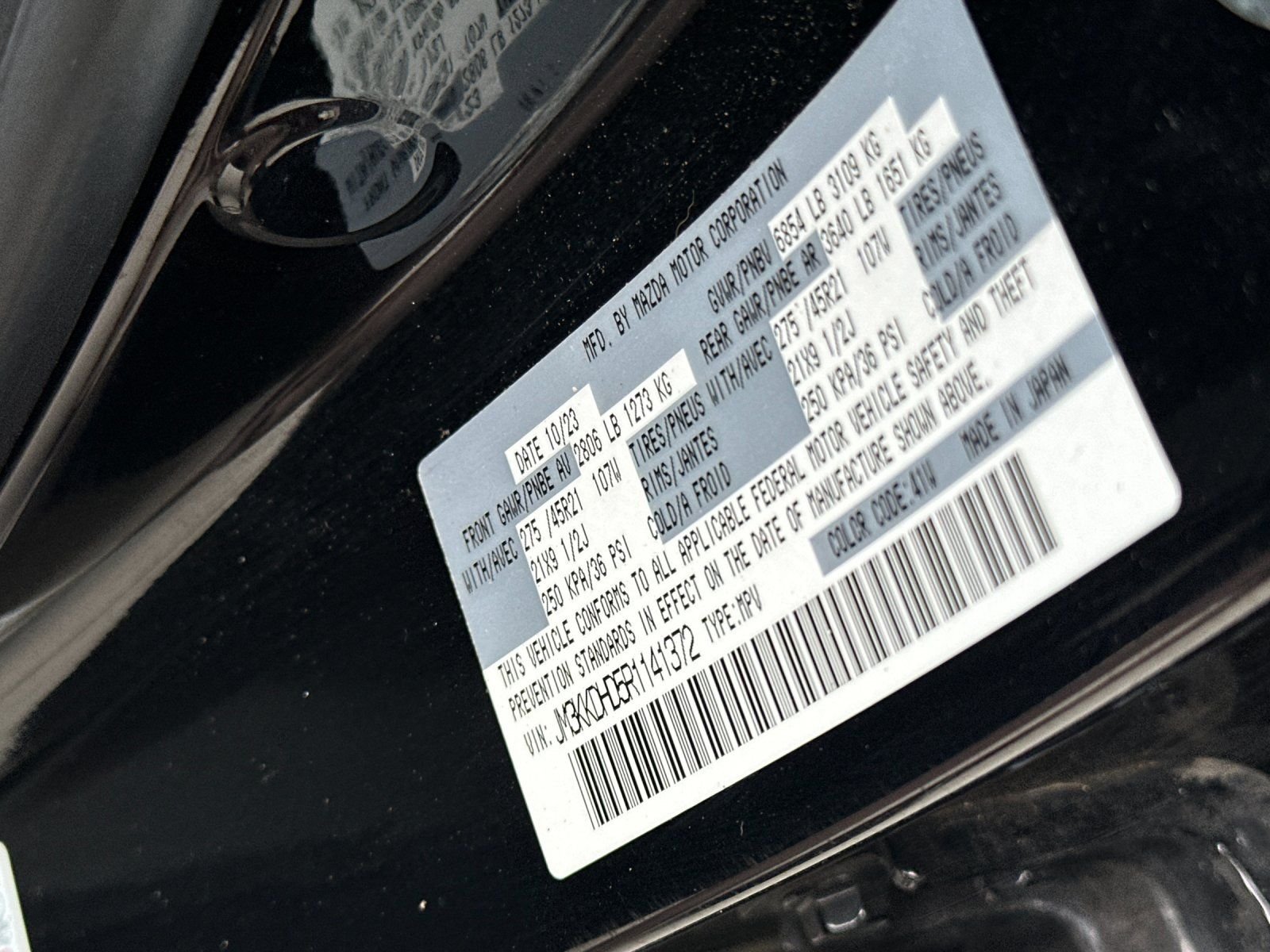 Used 2024 Jet Black Mica Mazda 3.3 Turbo Premium image 26