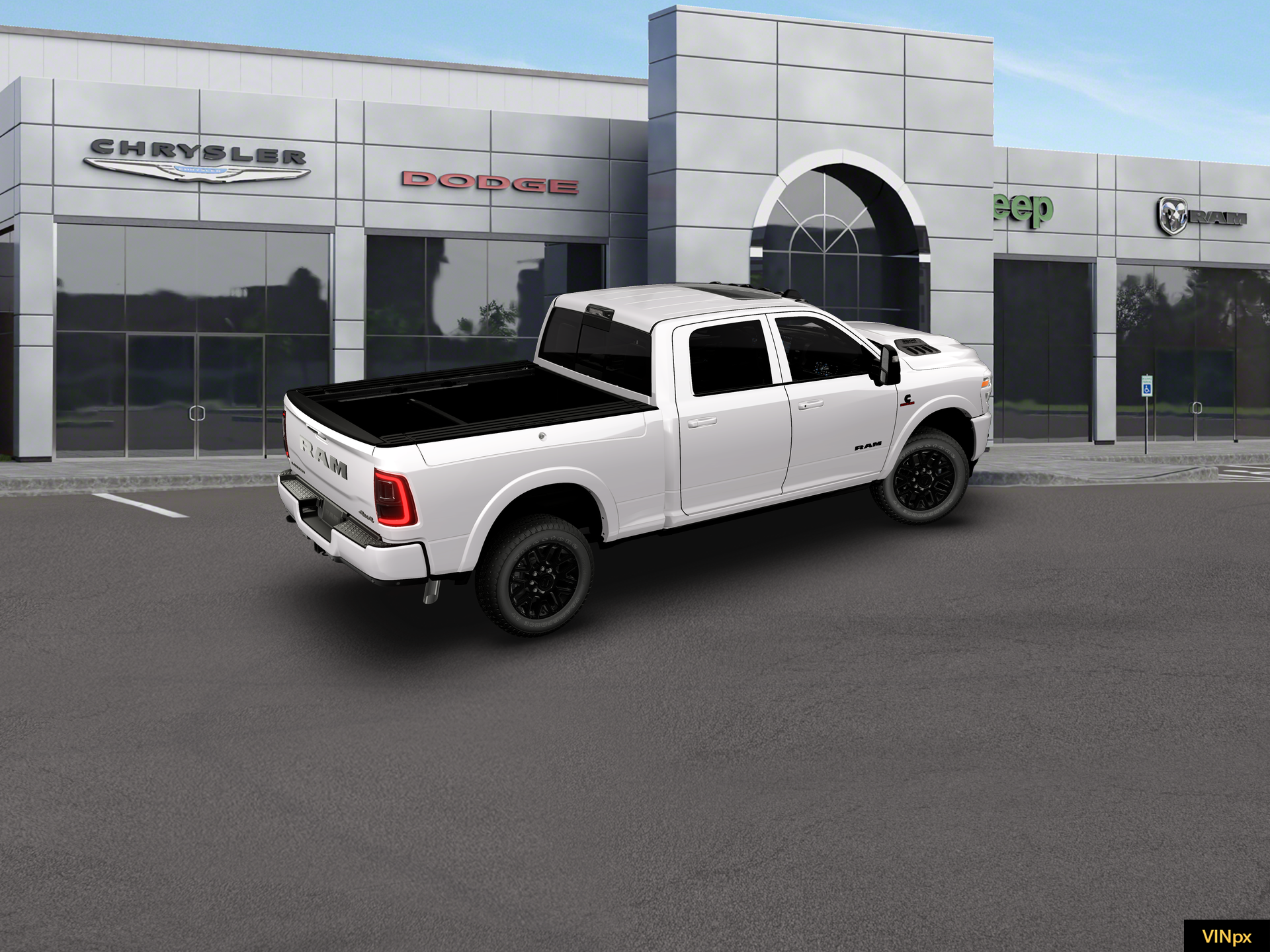 New 2026 Bright White Clearcoat RAM Limited image 8