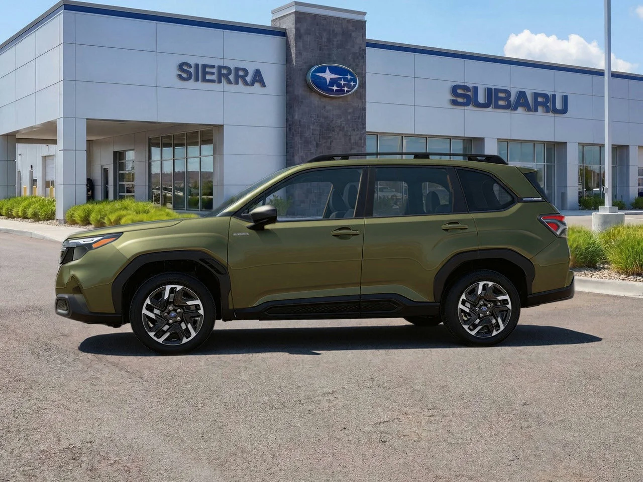 New 2026 AUTUMN GREEN METALLIC Subaru Premium Hybrid image 3