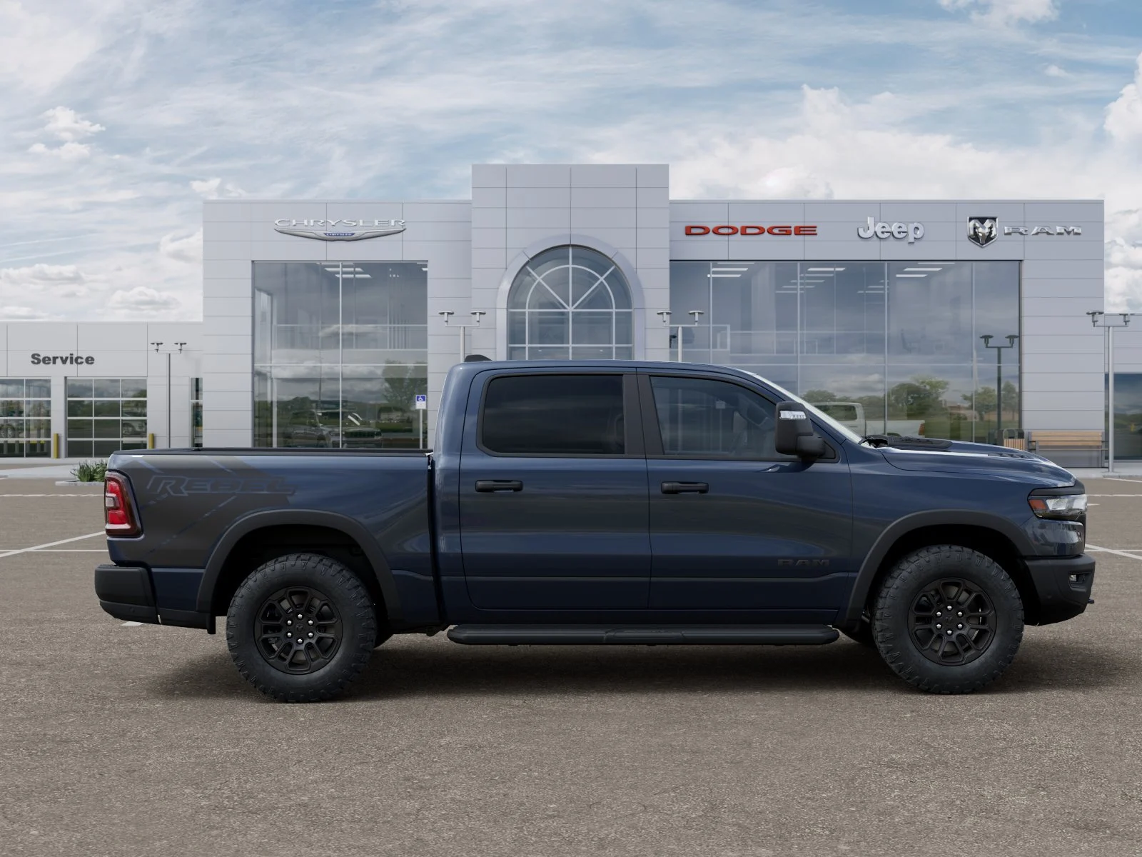 New 2026 Forged Blue Metallic Exterior Paint RAM Rebel image 47