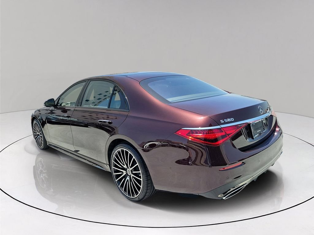 Certified Used 2023 Red Mercedes-Benz S 580 image 4