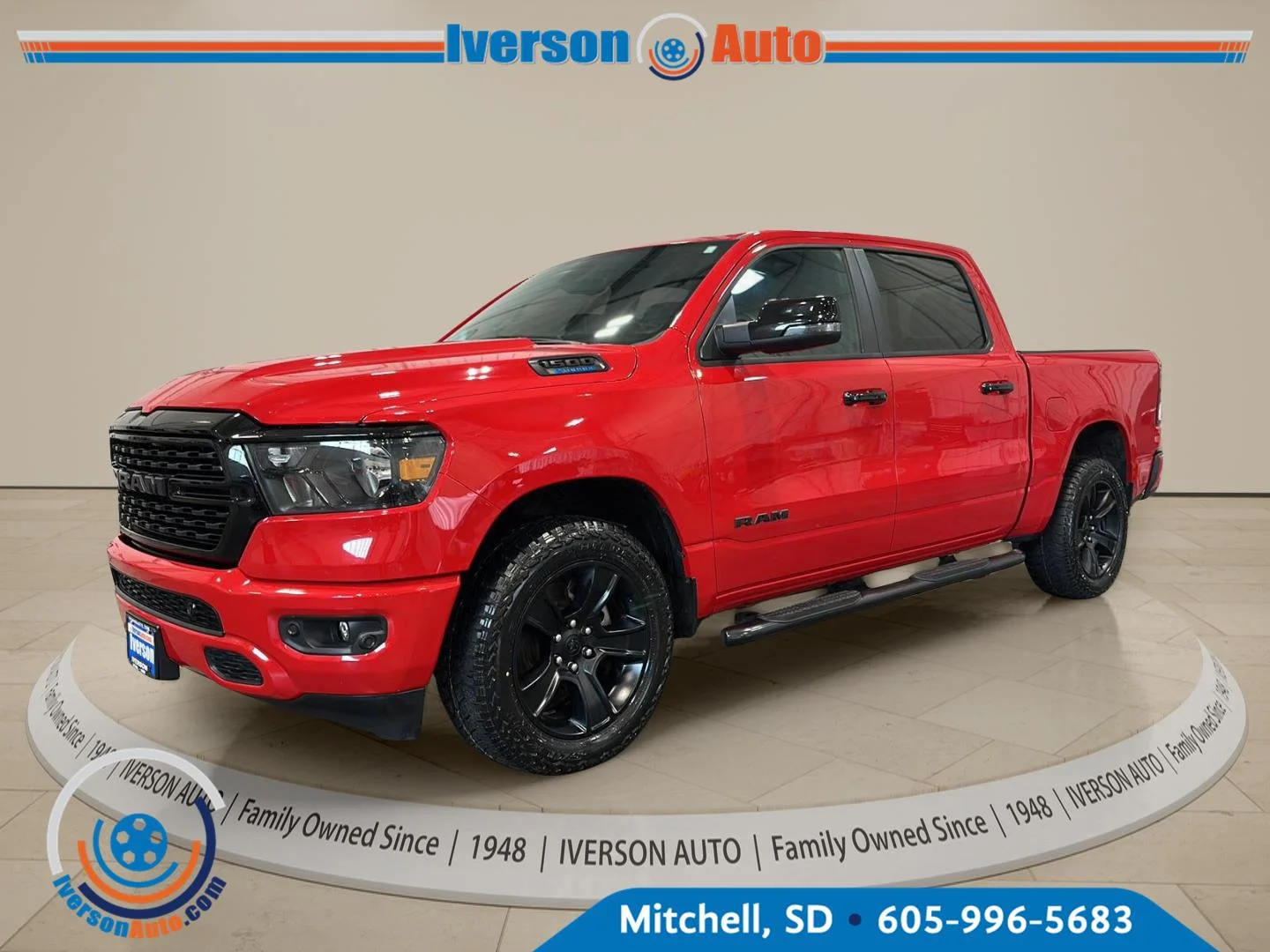 Used 2023 Flame Red Clearcoat Ram Big Horn image 3