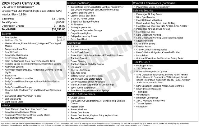 Used 2024 Beige Toyota XSE image 7