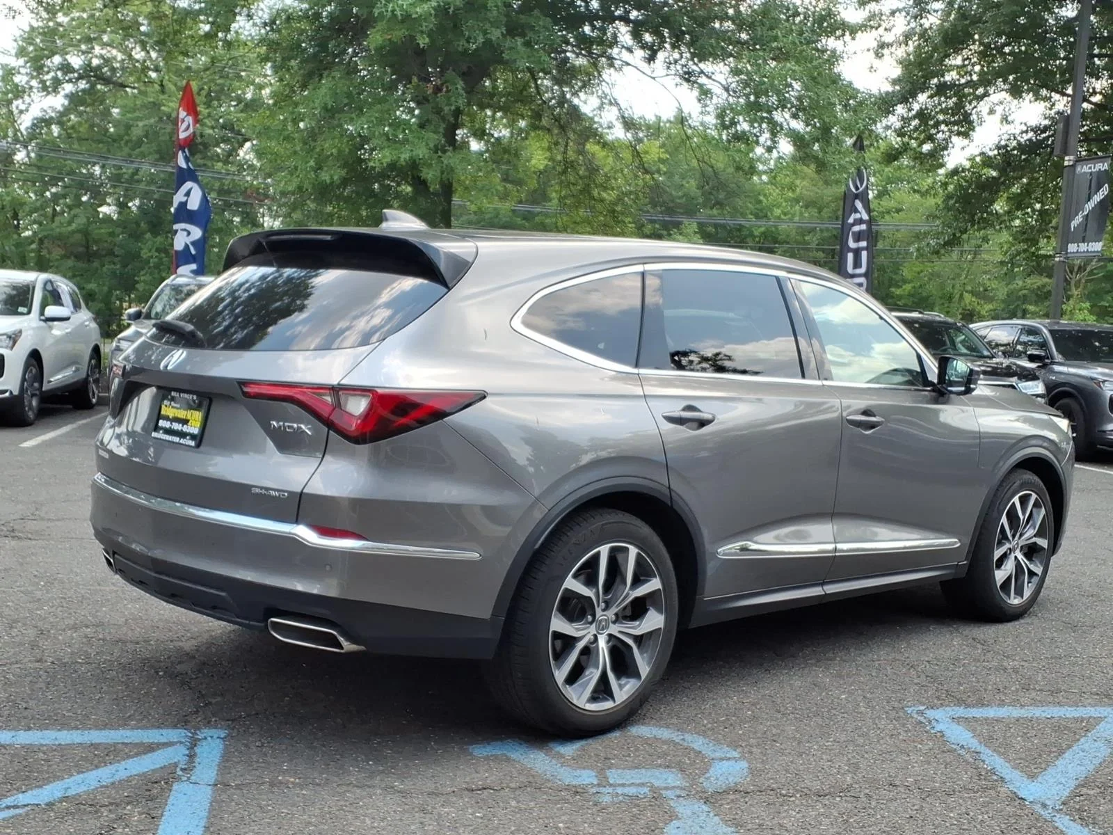 Used 2024 Liquid Carbon Metallic Acura SH-AWD TECH image 7