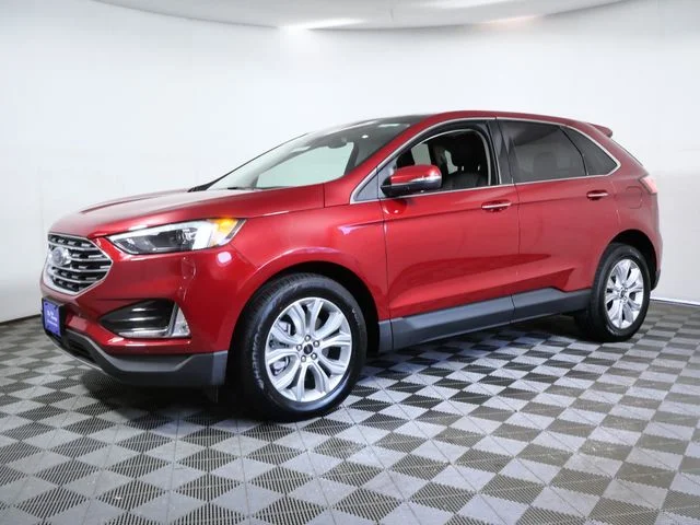 Certified Used 2024 Red Ford Titanium image 3