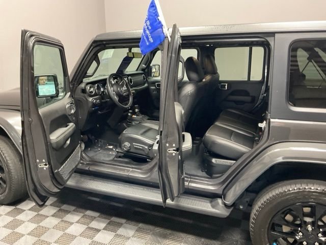 Certified Used 2022 Crystal Metallic Jeep Unlimited Sahara 4xe image 13