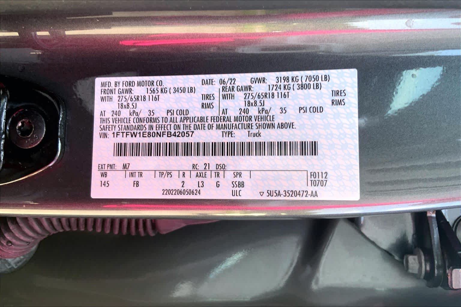 Used 2022 Carbonized Gray Ford XLT image 32