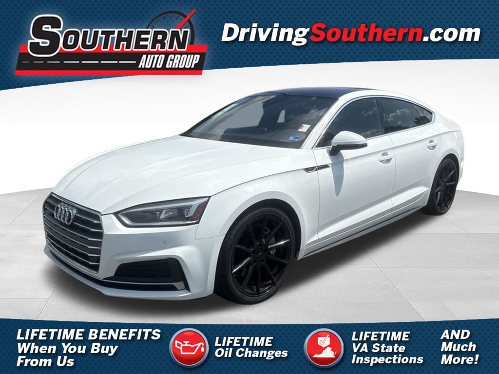 Used 2018 White Audi 2.0T Premium Plus image 1