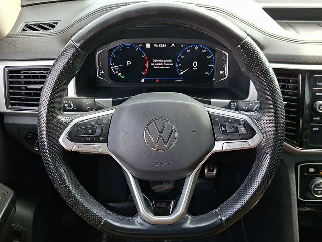 Certified Used 2021 Blue Volkswagen 3.6L V6 SEL R-Line image 21