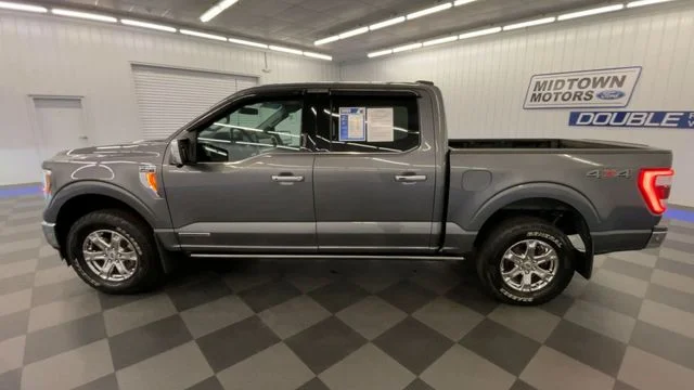 Used 2022 Carbonized Gray Metallic Ford Lariat Hybrid image 5