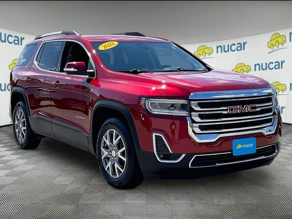 Used 2022 Cayenne Red Tintcoat GMC SLT image 1