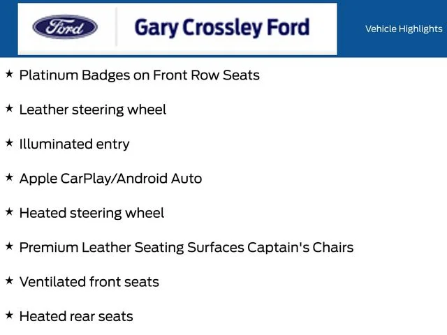New 2026 Star White Metallic Tri-Coat Ford Platinum™ image 11