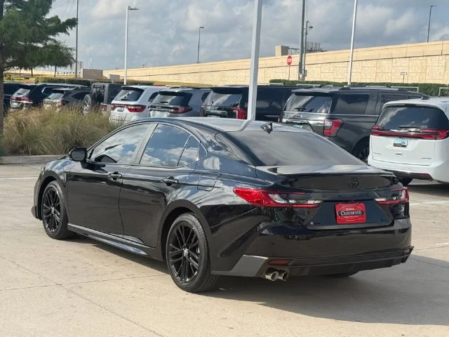 Certified Used 2025 MIDNIGHT BLACK METAL Toyota SE image 5