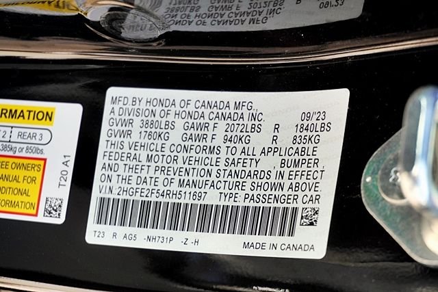 Used 2024 Black Honda Sport image 34