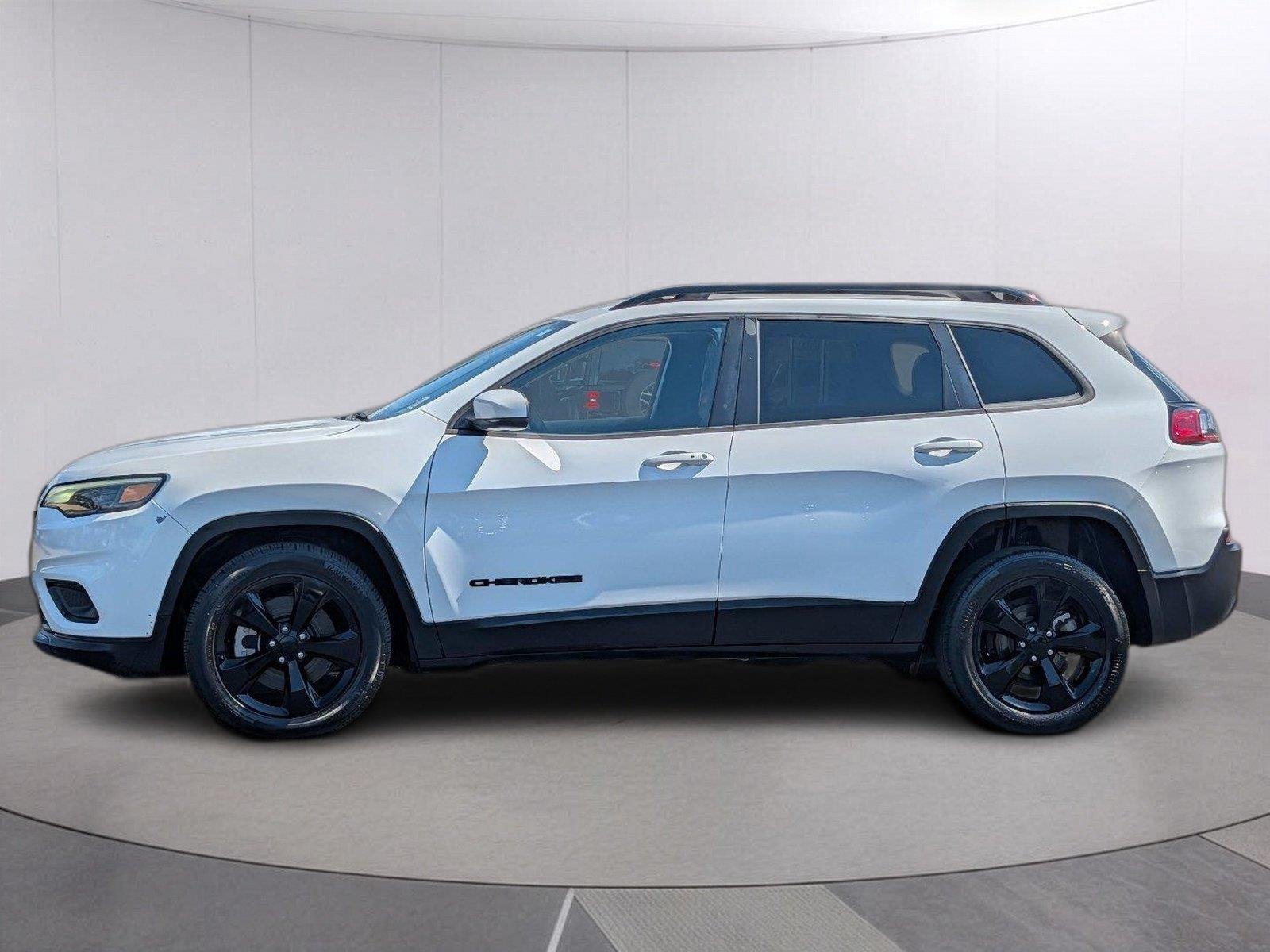 Used 2021 Bright White Clearcoat Jeep Altitude image 2