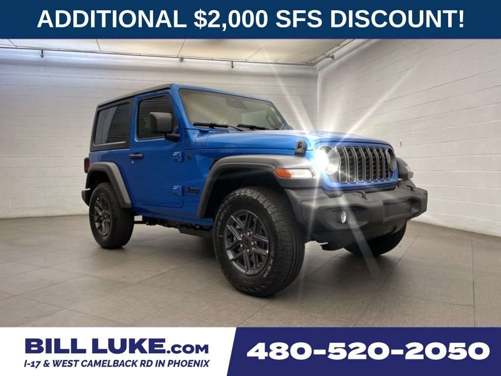 New 2026 Hydro Blue Pearl-Coat Exterior Paint Jeep Sport S image 1