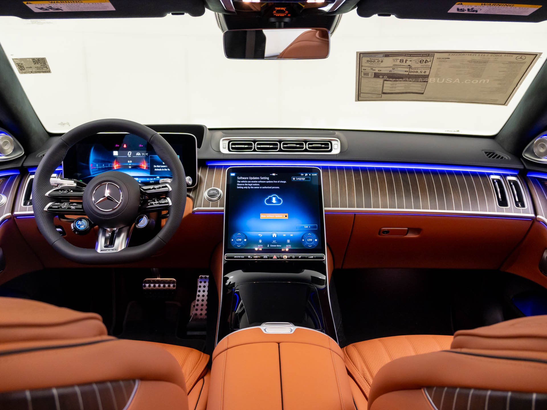 New 2026 Blue Mercedes-Benz S 63 E AMG® image 63