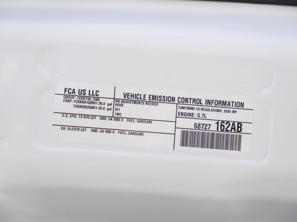 New 2026 Bright White Clear-Coat Exterior Paint RAM Big Horn/Lone Star image 28