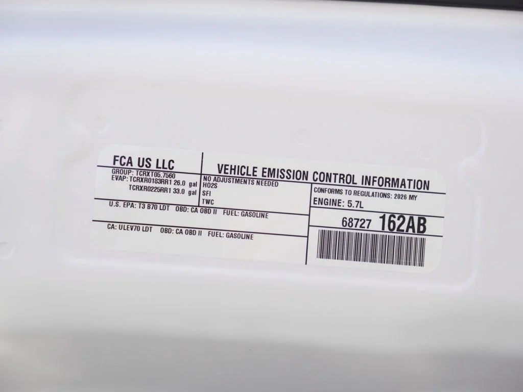 New 2026 Bright White Clear-Coat Exterior Paint RAM Big Horn/Lone Star image 28