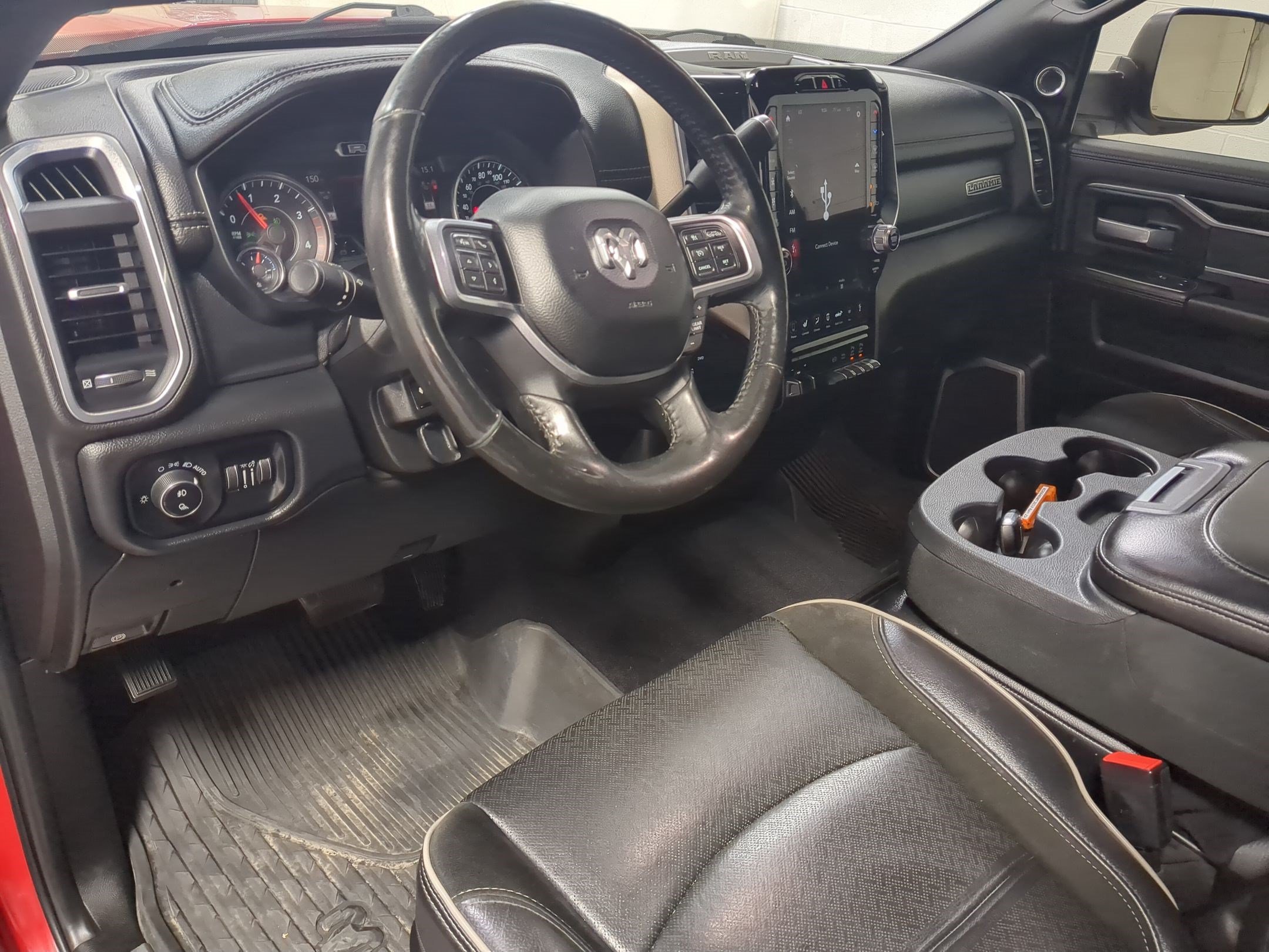 Used 2019 Flame Red Clearcoat Ram Laramie image 15