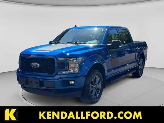 Used 2018 Lightning Blue Ford XLT image 1