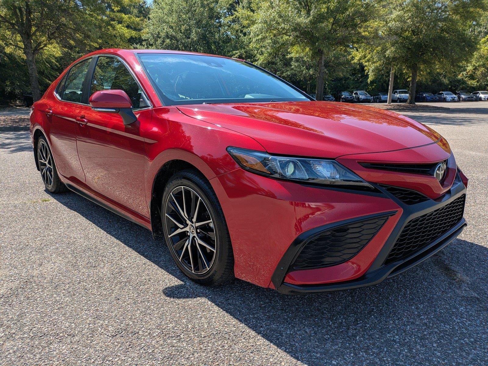 Used 2024 Supersonic Red Toyota SE image 2