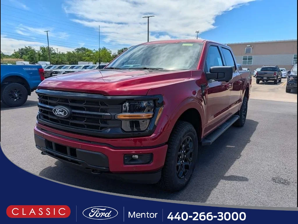 New 2026 Ruby Red Metallic Tinted Clearcoat Ford XLT image 1