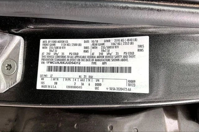 Used 2018 Gray Ford Titanium image 16