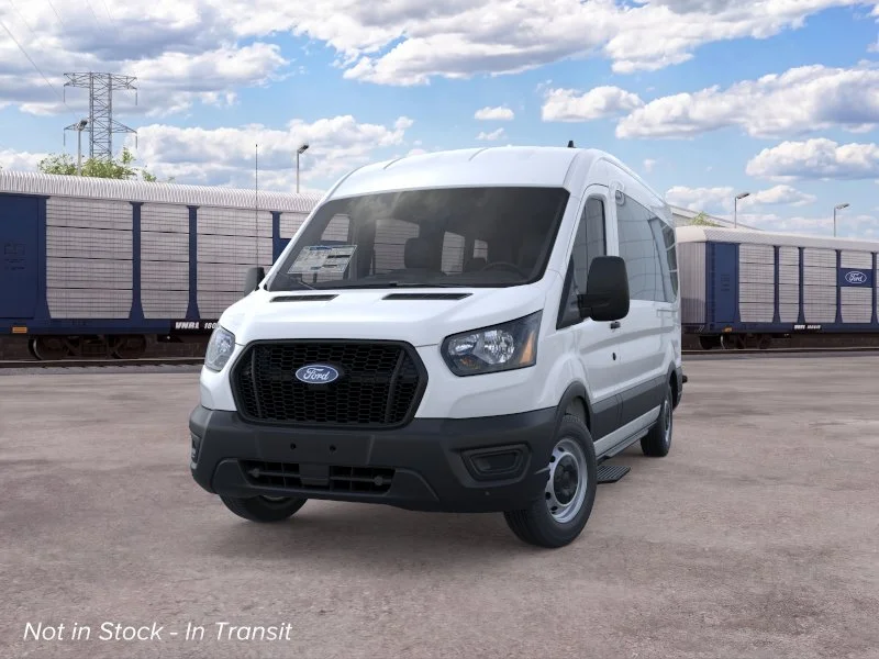 New 2026 Oxford White Ford Passenger Van XL image 2