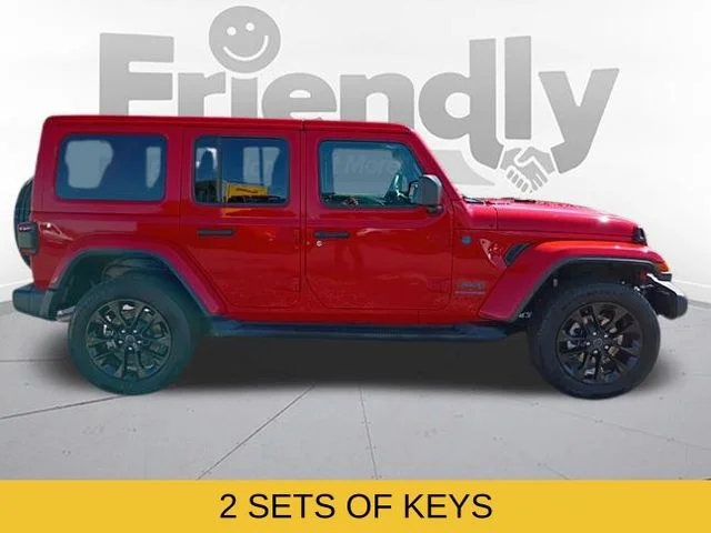 Used 2025 Red Jeep Sahara 4xe image 5