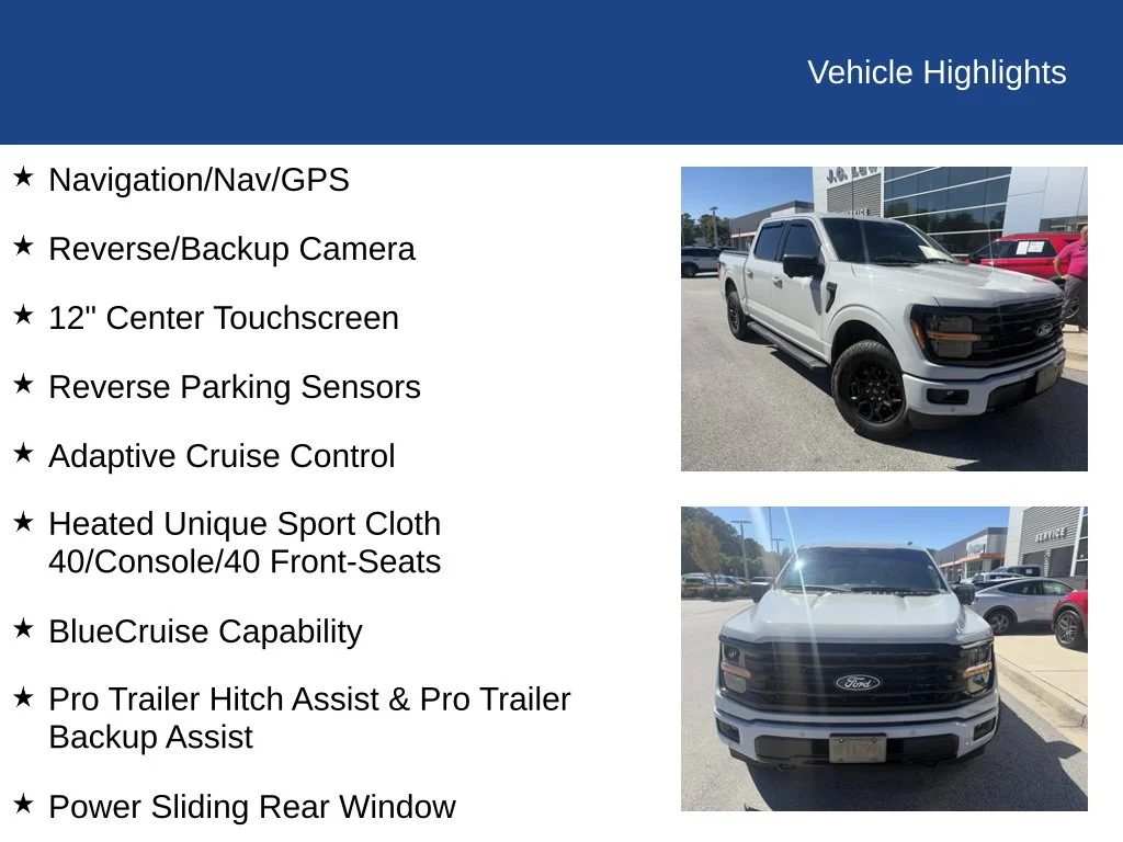 Used 2024 White Ford XLT image 6