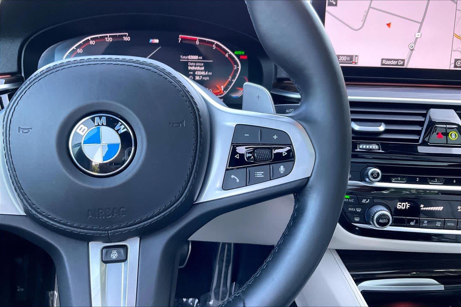 Used 2021 Bernina Grey Amber Effect Metallic BMW 530i xDrive image 24