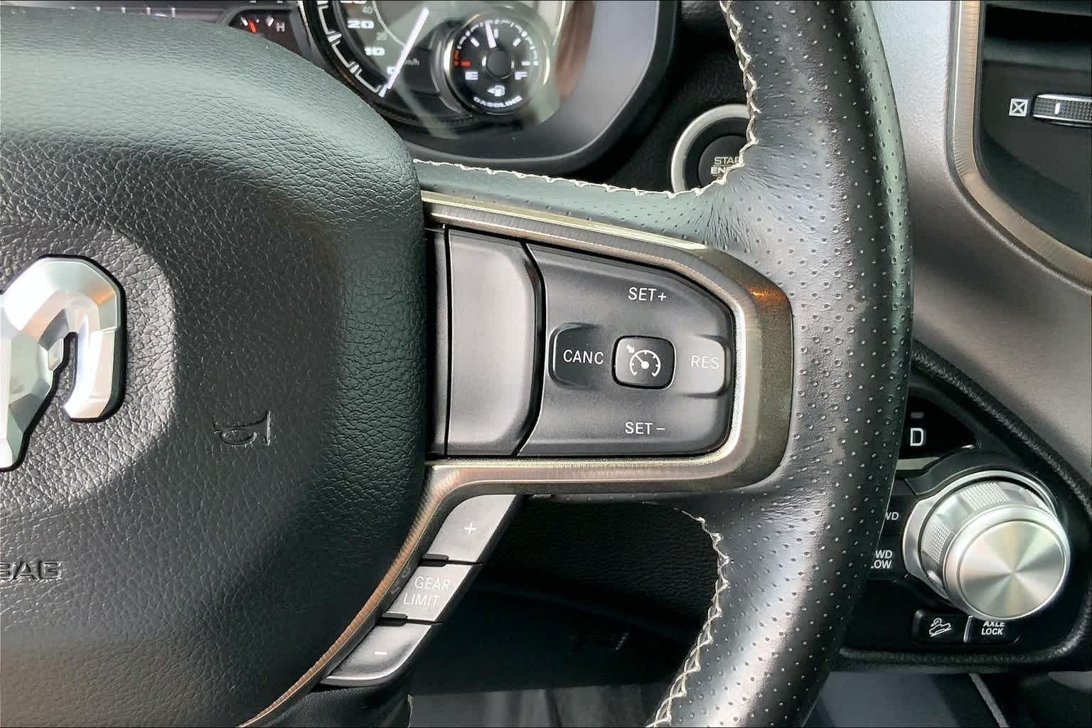 Used 2021 Billet Silver Metallic Clearcoat Ram Rebel image 24