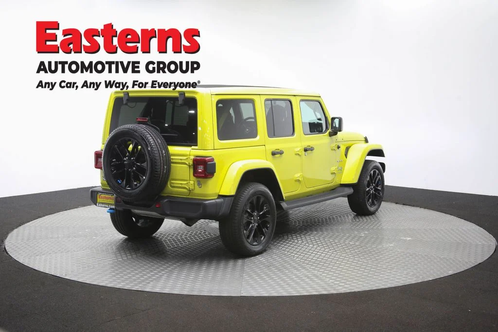 Used 2022 Yellow Jeep Unlimited Sahara 4xe image 41