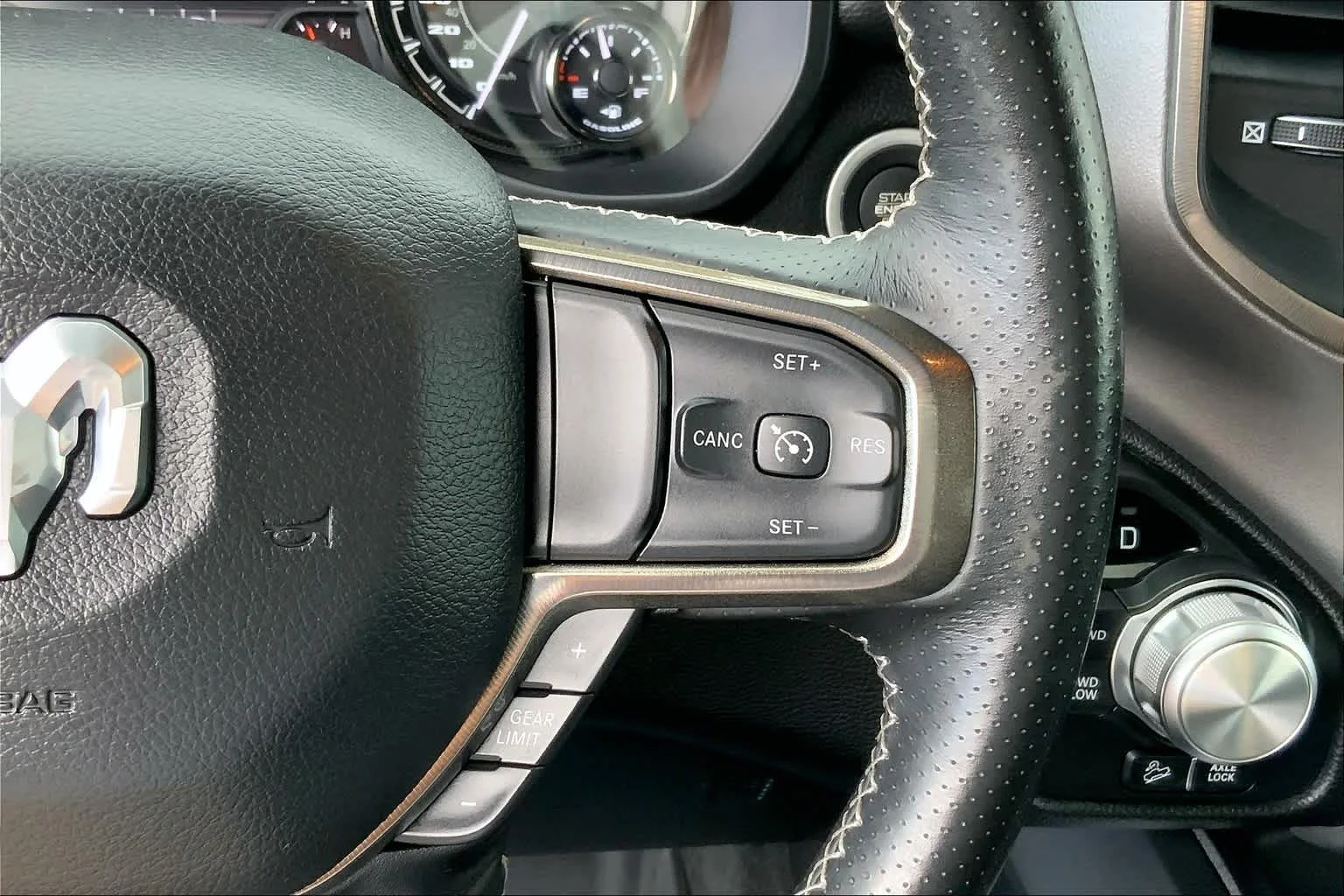 Used 2021 Billet Silver Metallic Clearcoat Ram Rebel image 24