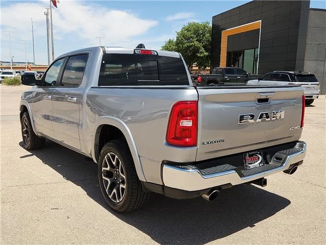Used 2025 Silver RAM Laramie 4x4 Crew Cab 144.5 in. WB image 3