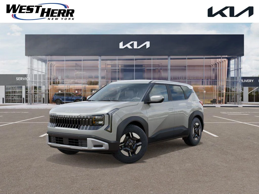 New 2027 Ivory Silver Kia LX image 1