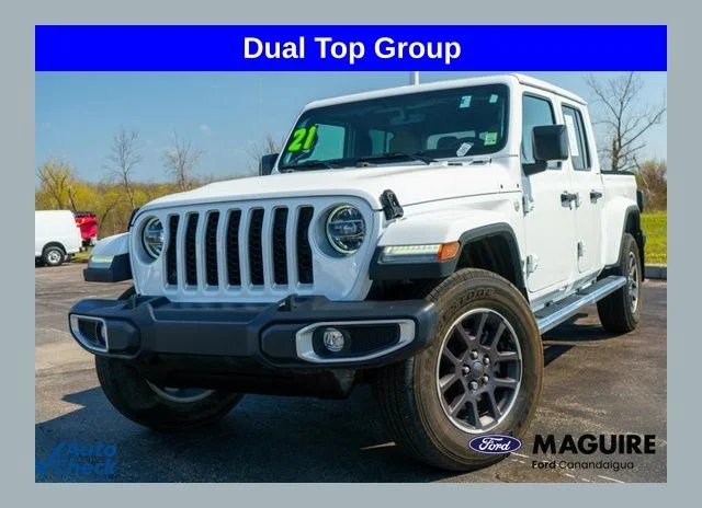 Used 2021 White Jeep Overland image 1