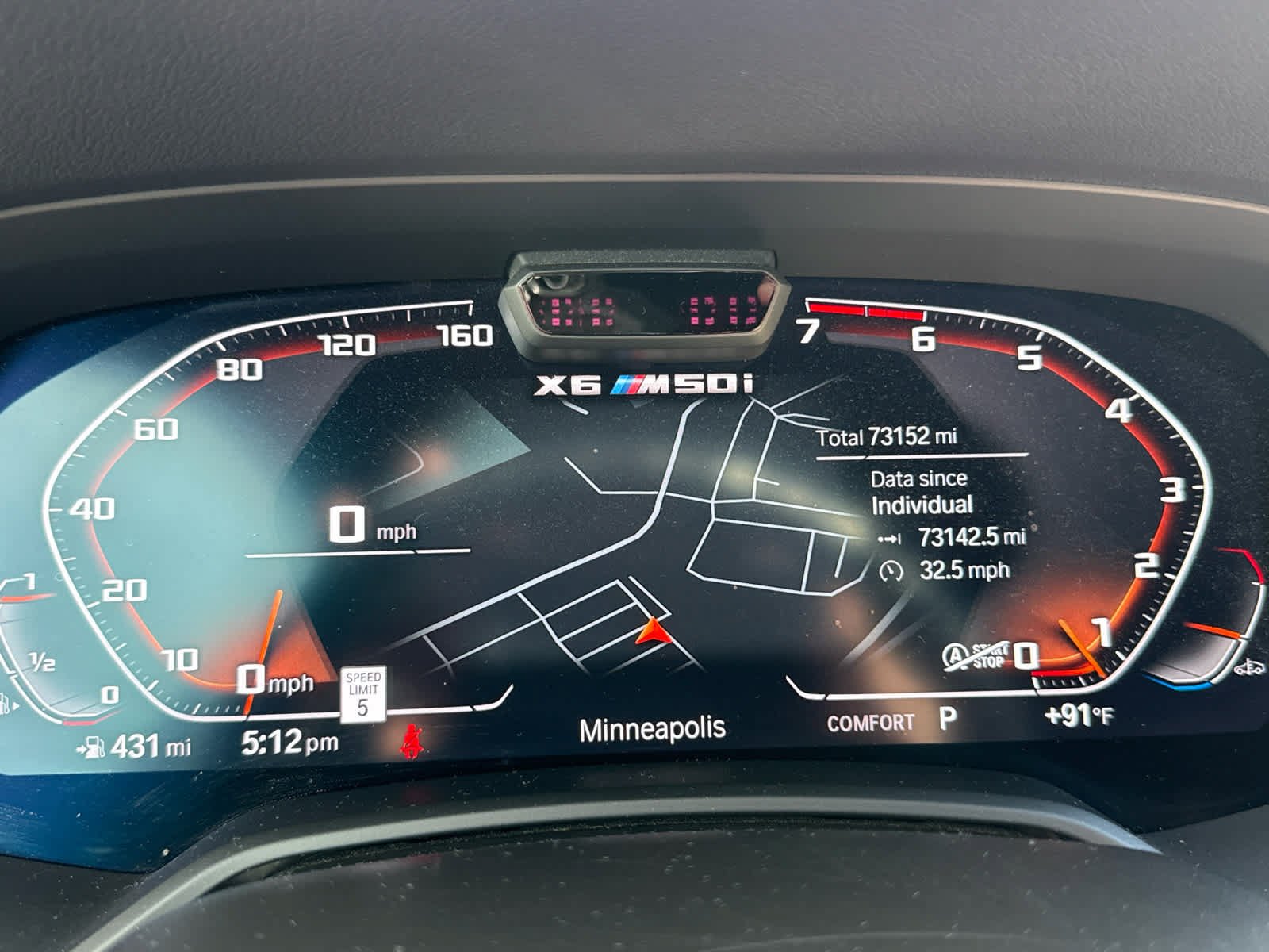 Used 2023 Black Sapphire Metallic BMW M50i image 14
