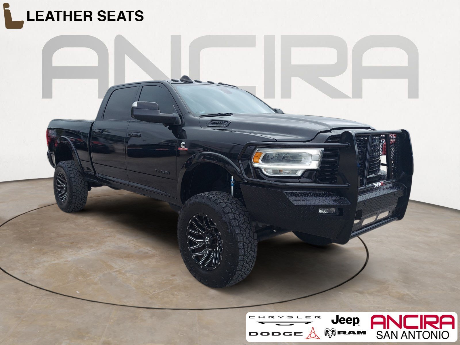 Used 2021 Diamond Black Crystal Pearlcoat Ram Laramie image 1
