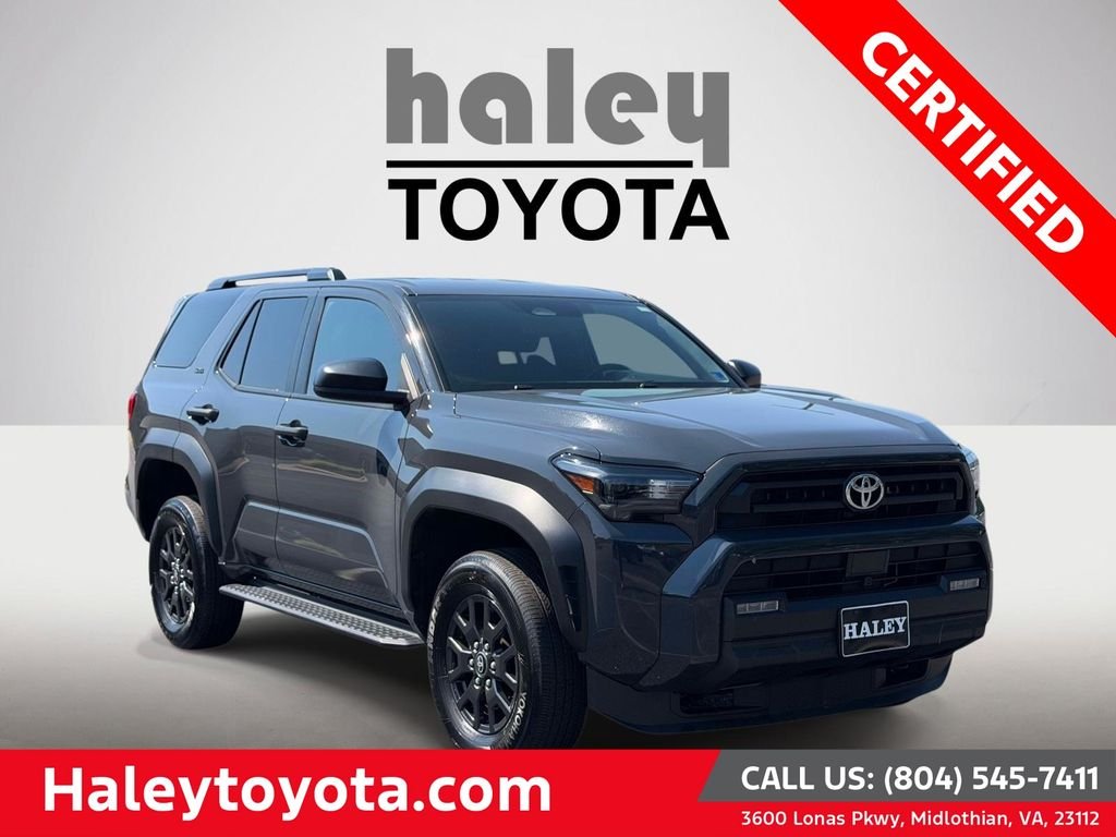 Certified Used 2025 Black Toyota SR5 image 1