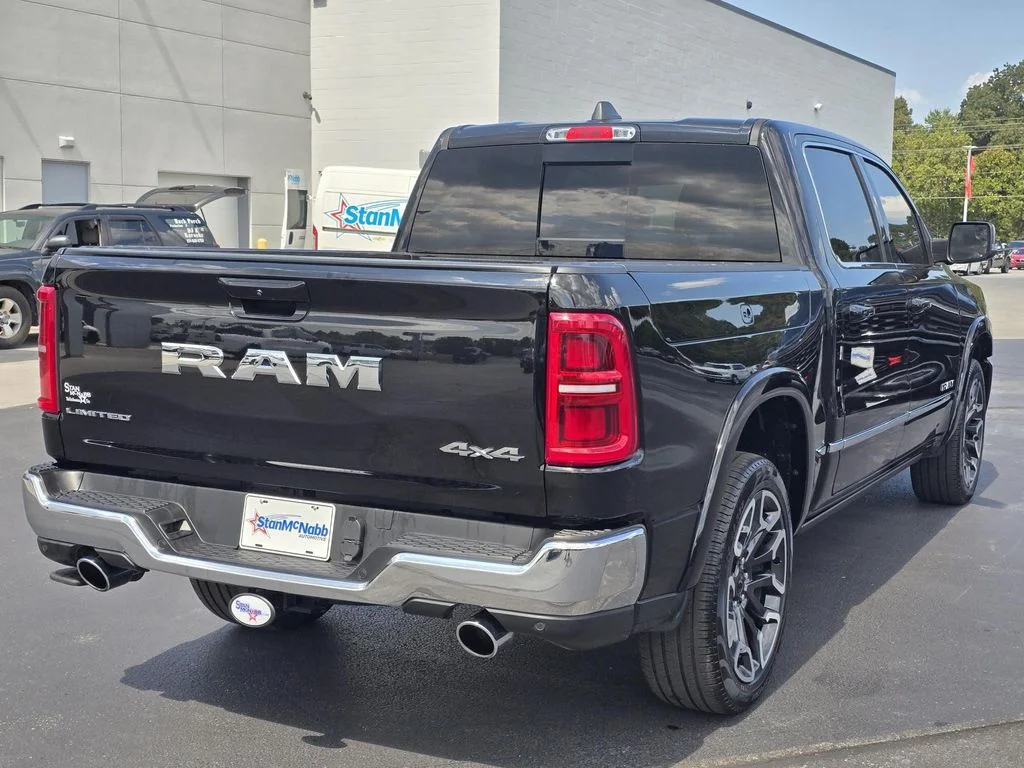 Used 2025 Diamond Black Crystal Pearlcoat Ram Limited image 7