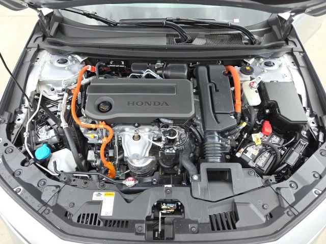 Certified Used 2025 Solar Silver Metallic Honda HYBRID EX-L image 50