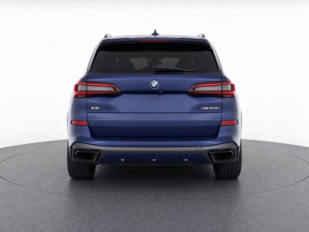 Used 2021 Tanzanite Blue II Metallic BMW M50i image 4