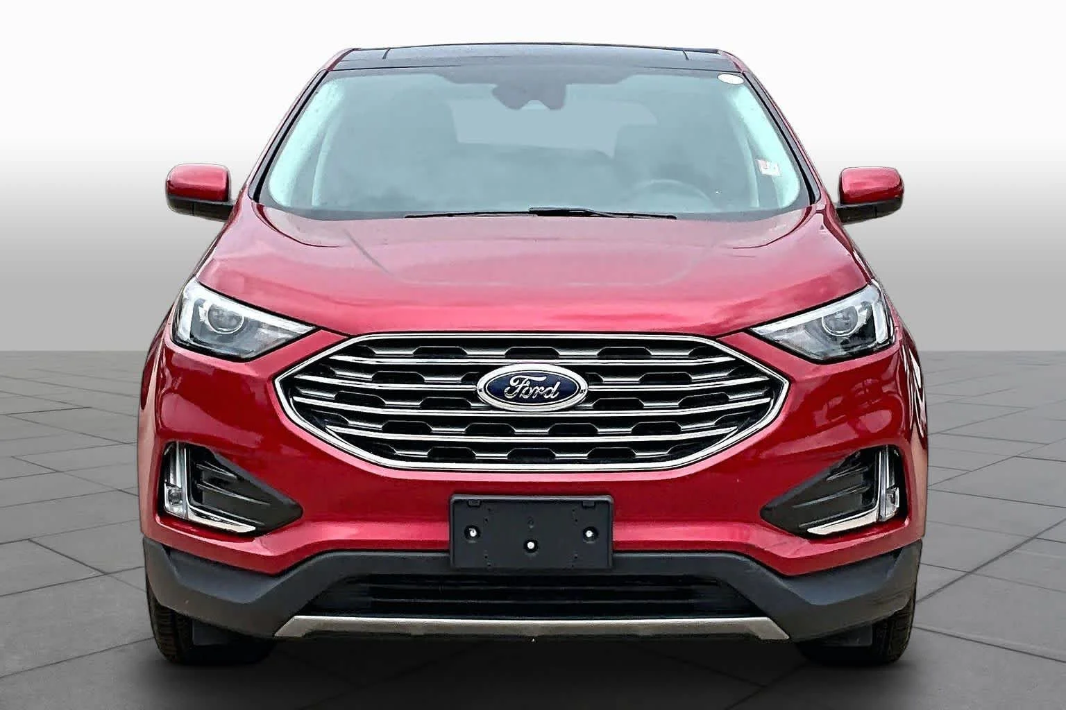Used 2022 Rapid Red Metallic Tinted Clearcoat Ford SEL image 4